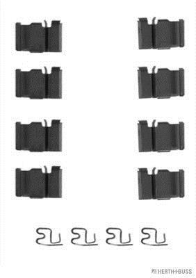 Kit d'accessoires pour plaquette de frein à disque HERTH+BUSS JAKOPARTS ref. J3662011