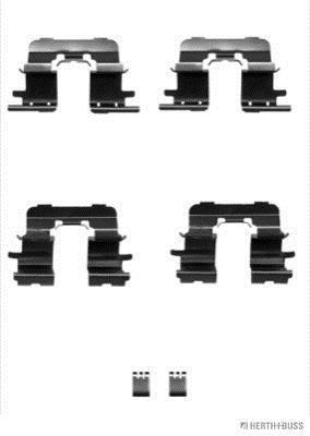 Kit acessórios de pastilhas de travão HERTH+BUSS JAKOPARTS ref. J3662025