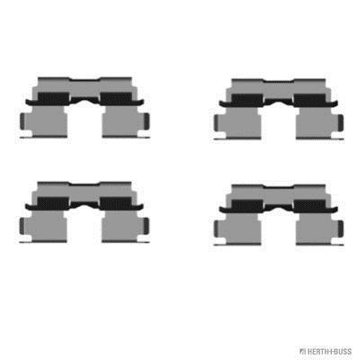 Kit d'accessoires pour plaquette de frein à disque HERTH+BUSS JAKOPARTS J3668007