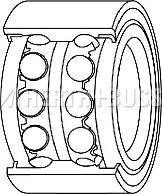 Cojinete de rueda HERTH+BUSS JAKOPARTS ref. J4704026