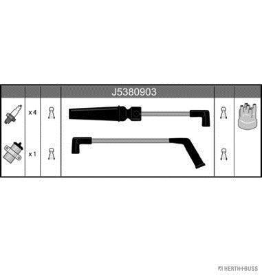 Juego de cables de encendido HERTH+BUSS JAKOPARTS ref. J5380903