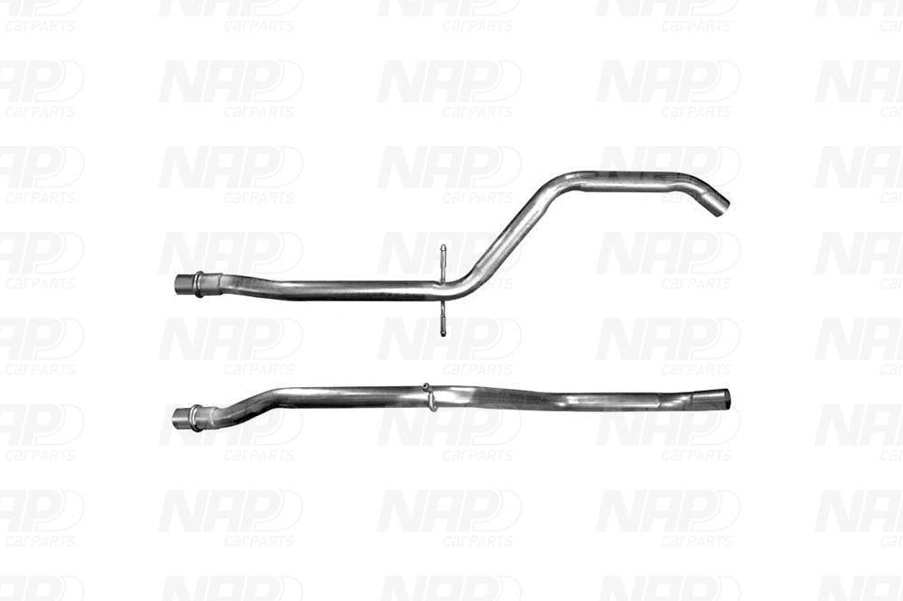 Tuyau d'échappement (Tuyau d'échappement) NAP carPARTS CAC10268