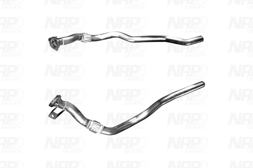 Tuyau d'échappement (Tuyau d'échappement) NAP carPARTS CAC10412