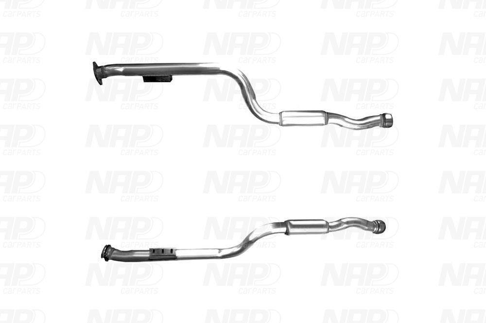 Tuyau d'échappement (Tuyau d'échappement) NAP carPARTS CAC10436