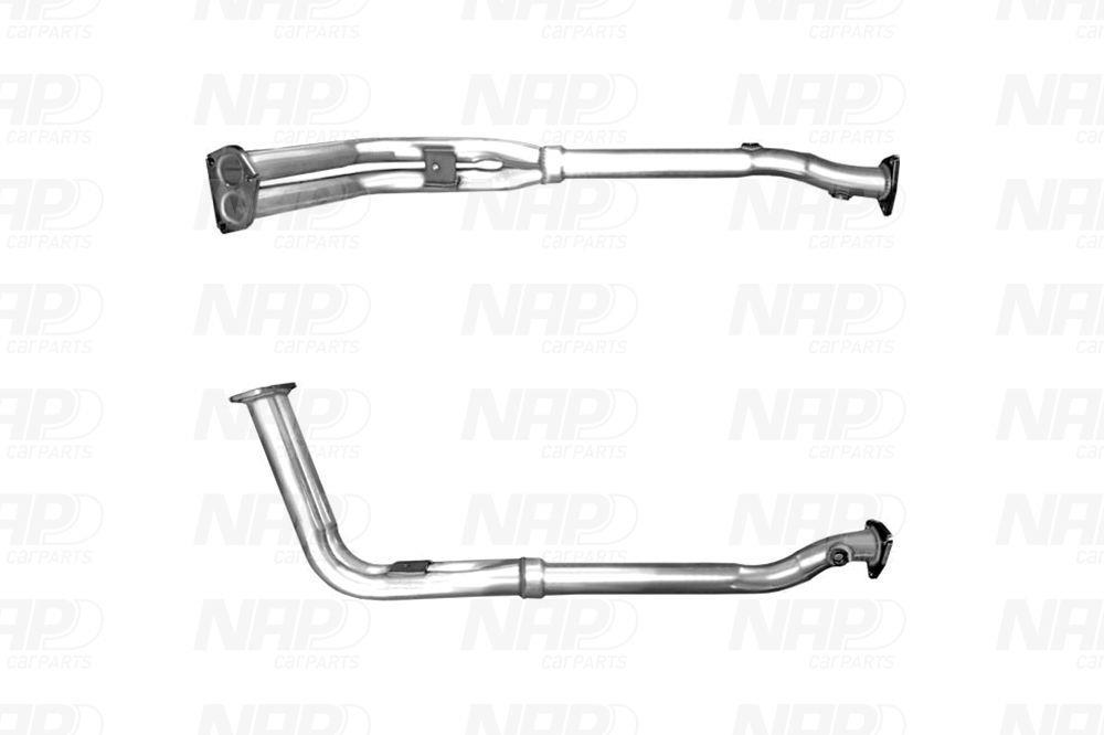 Tuyau d'échappement (Tuyau d'échappement) NAP carPARTS CAF10147