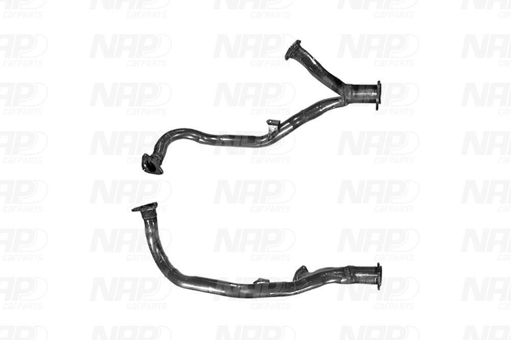 Tuyau d'échappement (Tuyau d'échappement) NAP carPARTS CAF10368