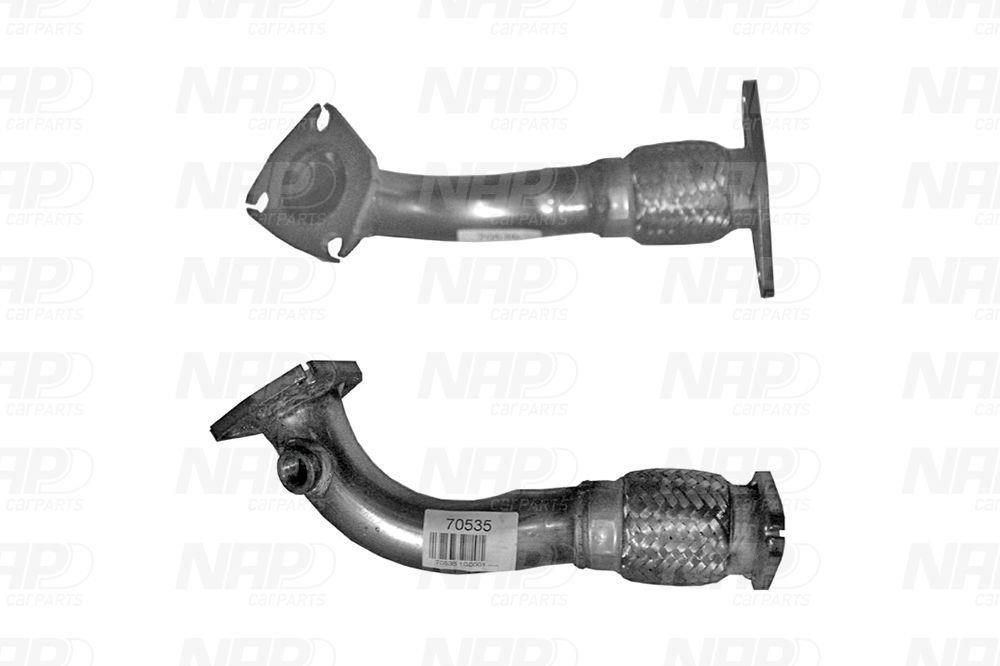 Tuyau d'échappement (Tuyau d'échappement) NAP carPARTS CAF10442
