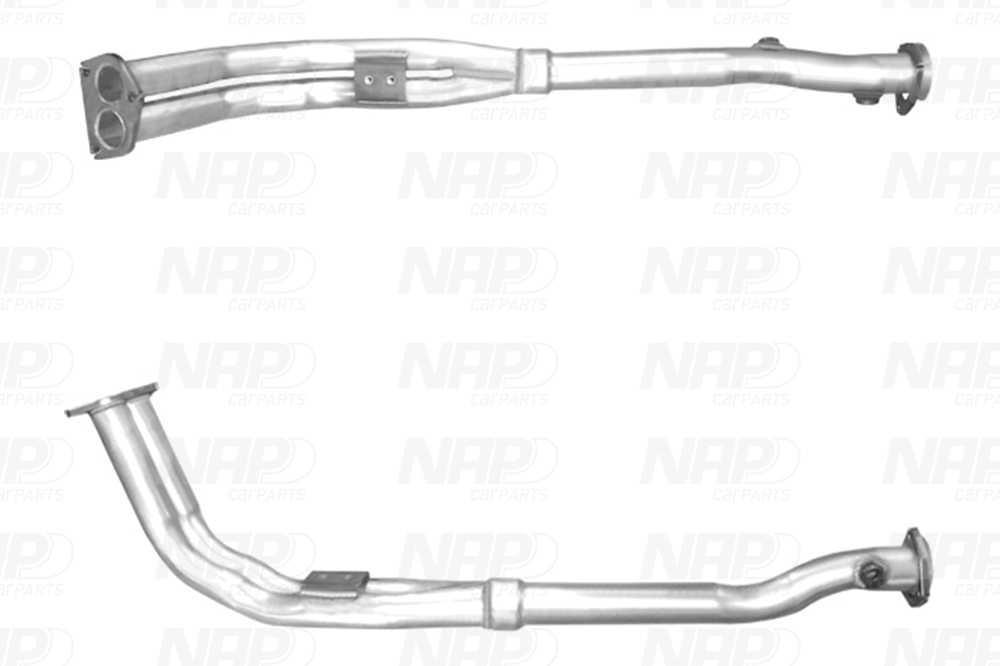 Tuyau d'échappement (Tuyau d'échappement) NAP carPARTS ref. CAF10552