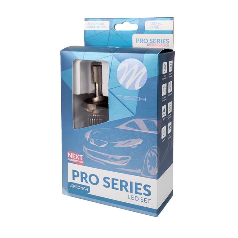 Ampoule LED Eclairage Avant MTECH H4 - ref. LSPRONG4