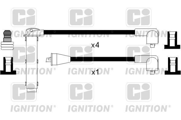 Juego de cables de encendido QUINTON HAZELL ref. XC101
