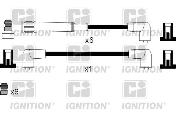 Juego de cables de encendido QUINTON HAZELL ref. XC1038