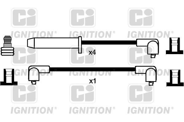 Juego de cables de encendido QUINTON HAZELL ref. XC104