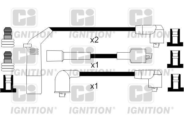 Juego de cables de encendido QUINTON HAZELL ref. XC1059