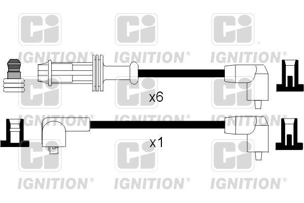 Juego de cables de encendido QUINTON HAZELL ref. XC250