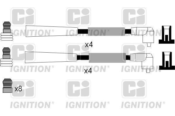 Juego de cables de encendido QUINTON HAZELL ref. XC432
