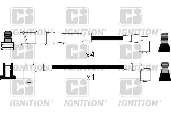 Juego de cables de encendido QUINTON HAZELL ref. XC463