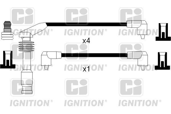 Juego de cables de encendido QUINTON HAZELL ref. XC797