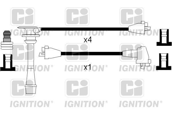 Juego de cables de encendido QUINTON HAZELL ref. XC861