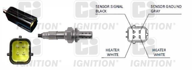 Sonde lambda (Sonde à oxygène) QUINTON HAZELL ref. XLOS1212