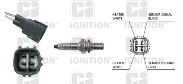 Sonde lambda (Sonde à oxygène) QUINTON HAZELL ref. XLOS1245