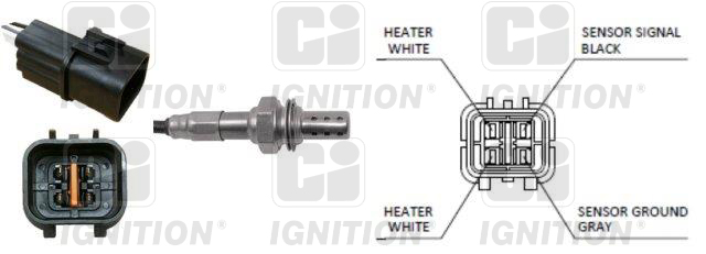 Sonde lambda (Sonde à oxygène) QUINTON HAZELL ref. XLOS1261