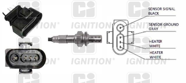 Sonde lambda (Sonde à oxygène) QUINTON HAZELL ref. XLOS1343