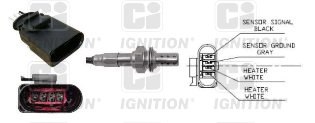 Sonde lambda (Sonde à oxygène) QUINTON HAZELL ref. XLOS1498