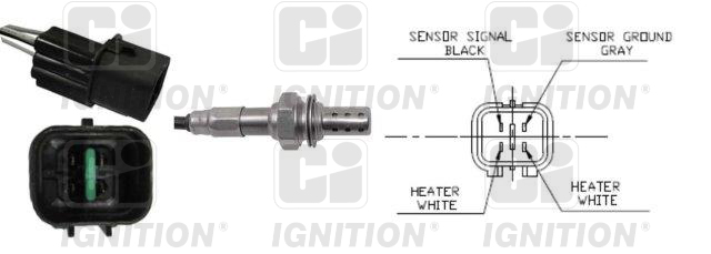 Sonde lambda (Sonde à oxygène) QUINTON HAZELL ref. XLOS1679