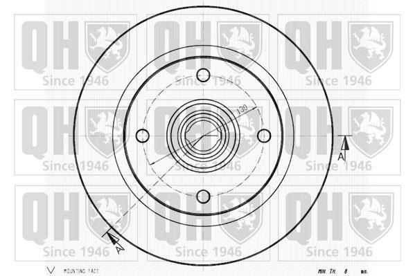 Disques de frein QUINTON HAZELL ref. BDC1029