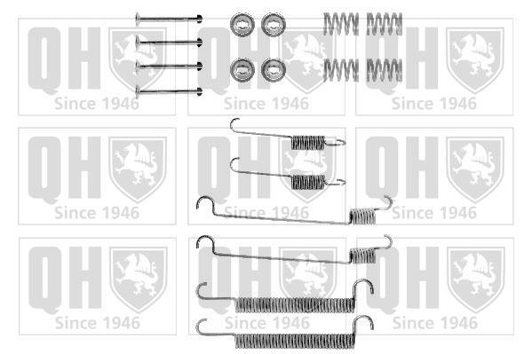 Kit d'accessoires pour mâchoire de frein à tambour QUINTON HAZELL ref. BFK214