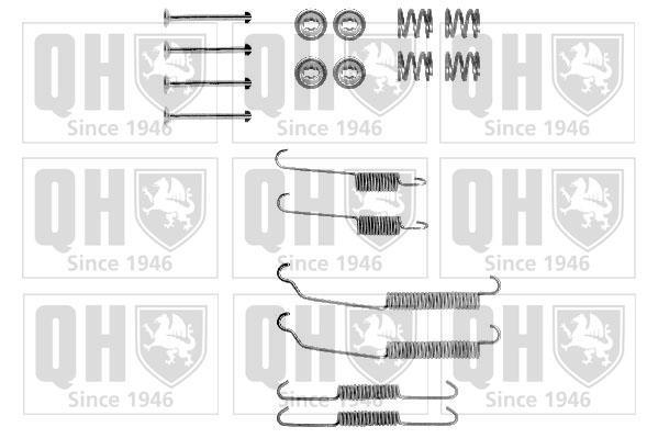 Kit d'accessoires pour mâchoire de frein à tambour QUINTON HAZELL ref. BFK248