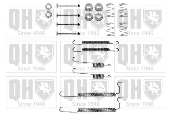Kit d'accessoires pour mâchoire de frein à tambour QUINTON HAZELL ref. BFK251