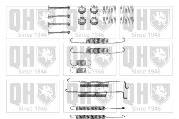 Kit d'accessoires pour mâchoire de frein à tambour QUINTON HAZELL ref. BFK305
