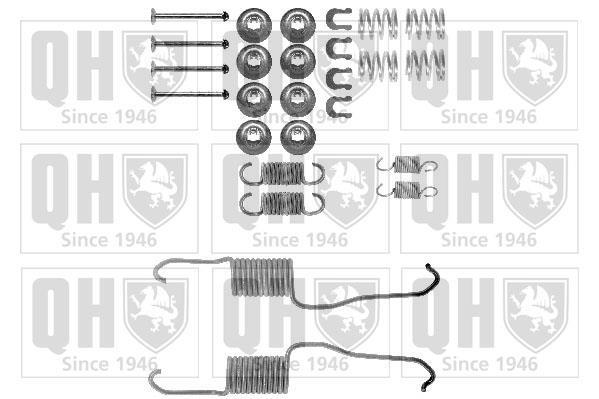 Kit d'accessoires pour mâchoire de frein à tambour QUINTON HAZELL ref. BFK374