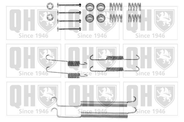Kit d'accessoires pour mâchoire de frein à tambour QUINTON HAZELL ref. BFK402