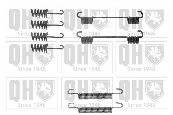 Kit d'accessoires pour mâchoire de frein à tambour QUINTON HAZELL ref. BFK424