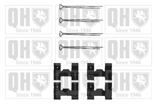 Kit acessórios de pastilhas de travão QUINTON HAZELL ref. BFK631