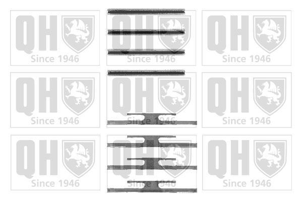 Kit d'accessoires pour plaquette de frein à disque QUINTON HAZELL ref. BFK660