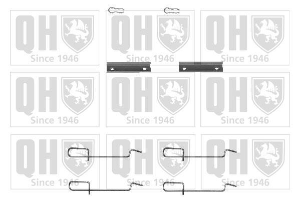 Kit d'accessoires pour plaquette de frein à disque QUINTON HAZELL ref. BFK741