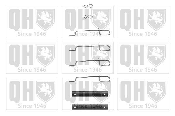 Kit acessórios de pastilhas de travão QUINTON HAZELL ref. BFK746