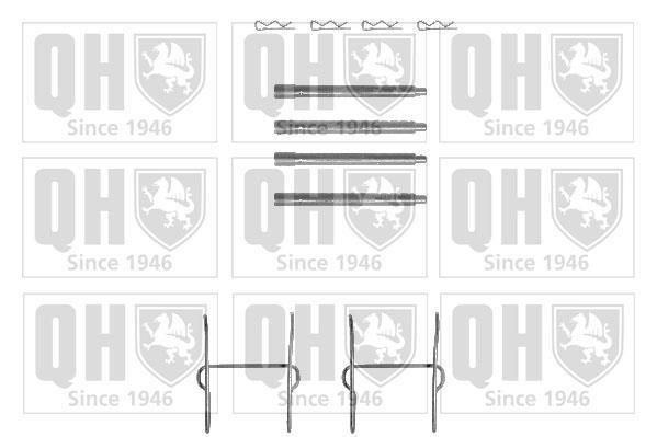 Kit acessórios de pastilhas de travão QUINTON HAZELL ref. BFK748