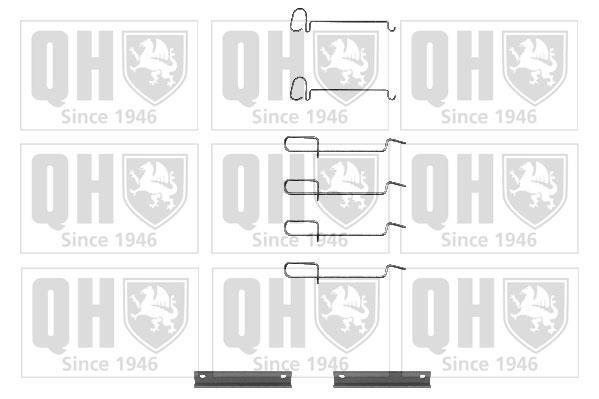 Kit d'accessoires pour plaquette de frein à disque QUINTON HAZELL BFK756
