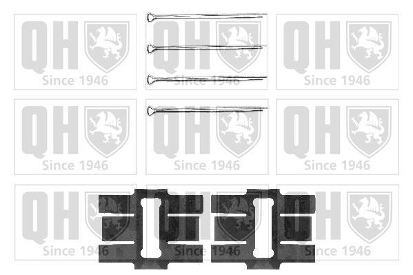 Kit acessórios de pastilhas de travão QUINTON HAZELL ref. BFK766