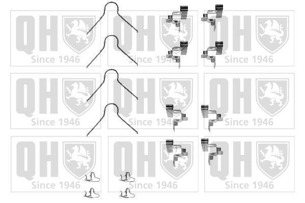Kit d'accessoires pour plaquette de frein à disque QUINTON HAZELL ref. BFK787