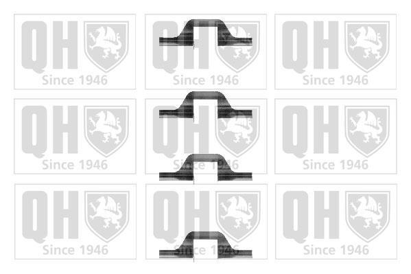 Kit d'accessoires pour plaquette de frein à disque QUINTON HAZELL ref. BFK821