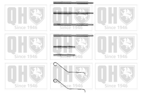 Kit acessórios de pastilhas de travão QUINTON HAZELL ref. BFK829