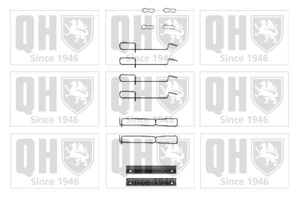 Kit d'accessoires pour plaquette de frein à disque QUINTON HAZELL BFK839