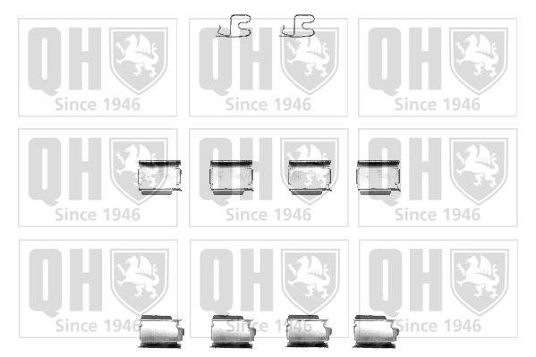 Kit d'accessoires pour plaquette de frein à disque QUINTON HAZELL ref. BFK901