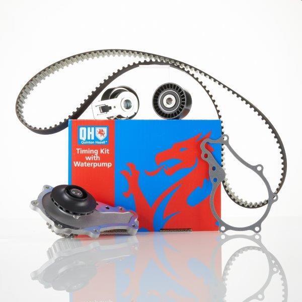 Pompe à eau + kit de courroie de distribution (Kit courroie de distribution) QUINTON HAZELL ref. QBPK8710