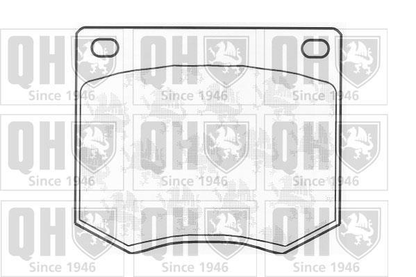 Jeu de 4 plaquettes de frein QUINTON HAZELL ref. BP102
